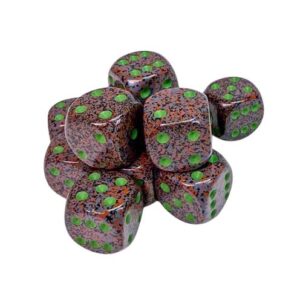 CHESSEX 25710 SPECKLED 16mm 12xD6 EARTH