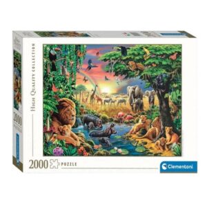 CLEMENTONI 2000 PIECE THE AFRICAN GATHERING