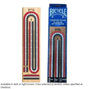 BICYCLE CRIBBAGE BOARD 3 TRACK