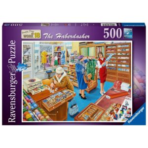RAVENSBURGER 500 PIECE THE HABERDASHER