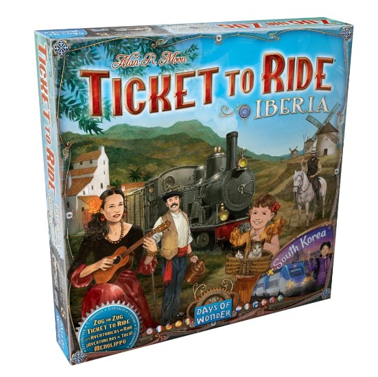 TICKET TO RIDE IBERIA AND SOUTH KOREA EXPANSION