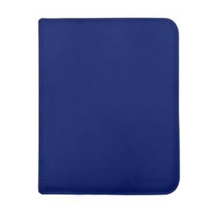 ULTRA PRO VIVID 12 POCKET ZIPPERED BINDER BLUE