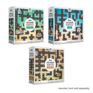 CROWN 100 PIECE CROSSWORD PUZZLE ASSORTED