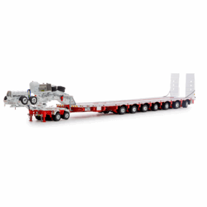 DRAKE 1:50 7X8 STEERABLE TRAILER W/ 2X8 DOLLY - BOWERS HEAVY HAULAGE (ZT09316)