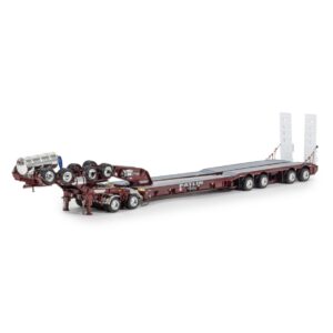 DRAKE 1:50 4x8 TRAILER SET W/ HYDRAULIC NECK PATLIN TRANSPORT (ZT09348)
