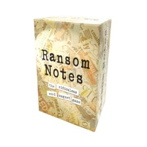 RANSOM NOTES THE RIDICULOUS WORD MAGNET