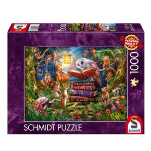 SCHMIDT 1000 PIECE BEDTIME STORIES IN WOODS