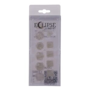 ECLIPSE 11 ROLEPLAY DICE SET ARCTIC WHITE