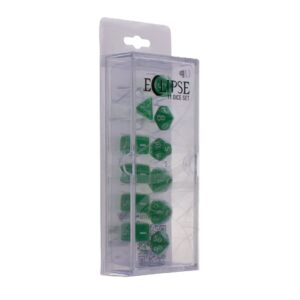 ECLIPSE 11 ROLEPLAY DICE SET FOREST GREEN