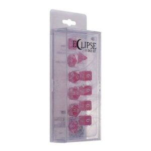 ECLIPSE 11 ROLEPLAY DICE SET HOT PINK