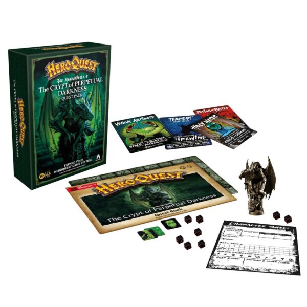 HEROQUEST THE CRYPT OF PERPETUAL QUEST PACK - Games World