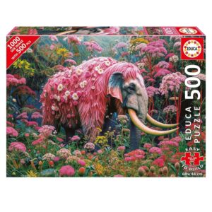 EDUCA 1000 PIECE FLORAL  ELEPHANT