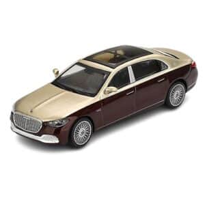 MINI GT 1:64 MERCEDES-MAYBACH S 680 GOLD/DARK RED METALLIC (MGT00962)