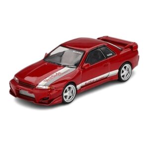 MINI GT 1:64 NISSAN SKYLINE GT-R (R32) VEILSIDE COMBAT C-I GEM RED (MGT00987)