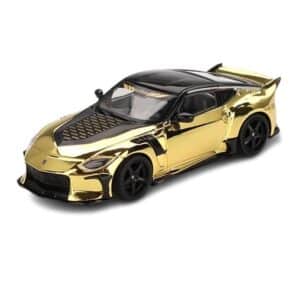 MINI GT 1:64 NISSAN Z VEILSIDE FFZ400 GOLD CHROME (MGT00985)