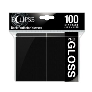 ECLIPSE PRO STANDARD SLEEVES (66x91) GLOSS JET BLACK 100