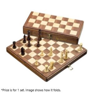 PHILOS CHESS SET ALDER WOOD