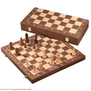 PHILOS CHESS SET WOOD FOLDING