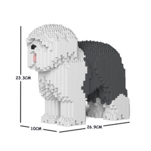 JEKCA BLOCKS OLD ENGLISH SHEEPDOG 01S-M02