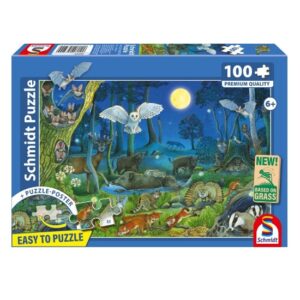 SCHMIDT 100 PIECE ANIMALS BY NIGHT
