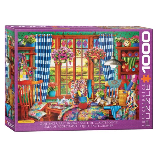 Eurographics Rugs EUROGRAPHICS 1000 PIECE QUILTING CRAFT ROOM - Games World
