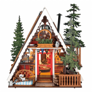 ROBOTIME DIY MINI HOUSE A-FRAME CABIN