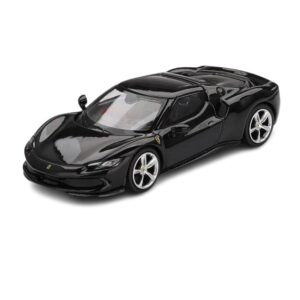 BBR 1:64 FERRARI 296 GTB NERO DAYTONA (BBRFER64003)