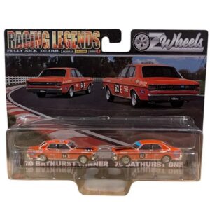 OZ WHEELS 1:64 FULLY SICK DETAIL RACING LEGENDS FORD XW FALCON GT-HO PHASE II '70 BATHURST WINNER #64 & '70 DNF #62 TWIN SET