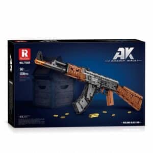 REOBRIX BUILDING BLOCKS 1238 PIECE AK-47 ASSAULT RIFLE (#77005)