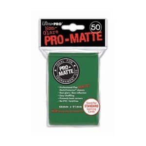 ULTRA PRO DECK PROTECTORS MATTE GREEN 50