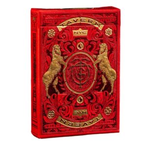 THEORY 11 TAVERN RED PLAYING CARDS