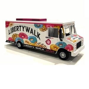 AMERICAN DIORAMA 1:64 FOOD TRUCK SERIES - THE LIBERTY WALK DONUT TRUCK (AD-70103)