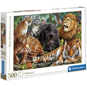 CLEMENTONI 500 PIECE WILD CATS