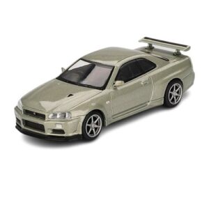 MINI GT 1:64 NISSAN SKYLINE GT-R (R34) V-SPEC II NÜR MILLENIUM JADE (MGT01003)