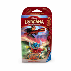 DISNEY LORCANA S8 REIGN OF JAFAR STARTER DECK MULAN AND STITCH