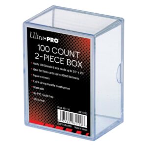 ULTRA PRO STORAGE BOX 100 COUNT 2 PIECE