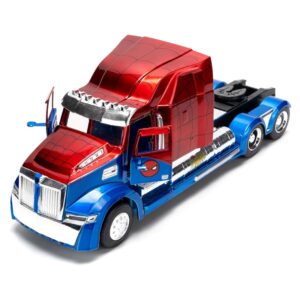 JADA 1:24 HOLLYWOOD RIDES MARVEL SPIDERMAN WESTERN STAR 5700 XE BIG RIG