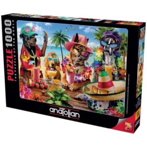 ANATOLIAN 1000 PIECE DOGS DRINKING SMOOTHIE (1102)