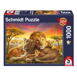 SCHMIDT 1000 PIECE LOVING LIONS