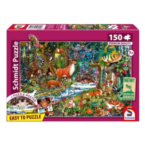 SCHMIDT 150 PIECE ANIMALS IN THE FOREST