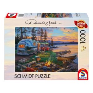 SCHMIDT 1000 PIECE DARRELL BUSH CAMPFIRE PARADISE