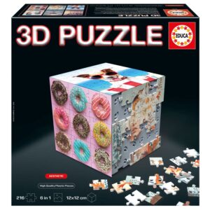EDUCA 216 PIECE AESTHETIC PUZZLE 3D CUBE