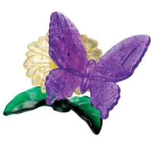 CRYSTAL 3D PUZZLE PURPLE BUTTERFLY