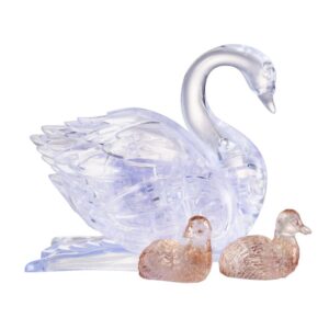 CRYSTAL 3D PUZZLE SWAN WITH BABIES