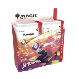 MAGIC THE GATHERING SPIDER MAN SEALED COLLECTOR BOOSTER BOX (12)