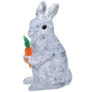 CRYSTAL PUZZLE 3D RABBIT CLEAR