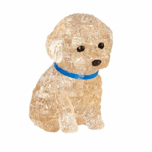 CRYSTAL PUZZLE TOY POODLE