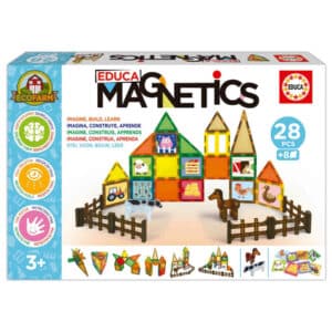 EDUCA MAGNETICS 28 PIECE ECO FARM