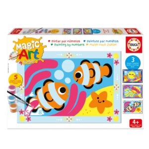 EDUCA MAGIC ART NUMBER UNDER THE SEA