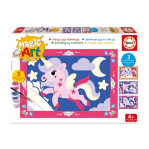 EDUCA MAGIC ART NUMBER UNICORNS